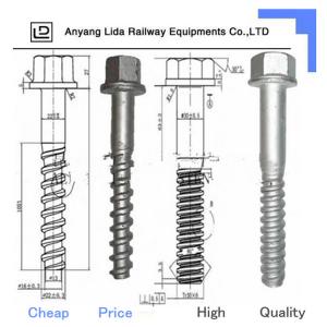 Square Head Screw Spike for Railway